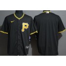 Men's Pittsburgh Pirates Blank Black Cool Base Jersey