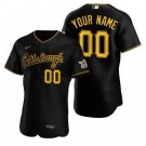 Men's Pittsburgh Pirates Customized Black Alternate Authentic Jersey