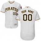 Men's Pittsburgh Pirates Customized White FlexBase Jersey