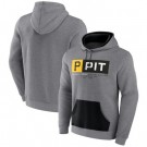 Men's Pittsburgh Pirates Gray Iconic Steppin Up Fleece Pullover Hoodie