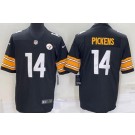 Men's Pittsburgh Steelers #14 George Pickens Limited Black Vapor Jersey