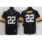 Men's Pittsburgh Steelers #22 Najee Harris Limited Black Alternate Vapor Untouchable Jersey