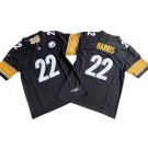 Men's Pittsburgh Steelers #22 Najee Harris Limited Black FUSE Vapor Jersey