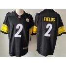 Men's Pittsburgh Steelers #2 Justin Fields Limited Black Vapor Jersey