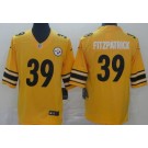 Men's Pittsburgh Steelers #39 Minkah Fitzpatrick Limited Yellow Inverted Vapor Untouchable Jersey