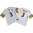 Men's Pittsburgh Steelers #3 Russell Wilson Limited White FUSE Vapor Jersey