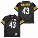 Men's Pittsburgh Steelers #43 Troy Polamalu Black 2005 Throwback Jersey