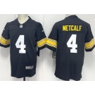 Men's Pittsburgh Steelers #4 DK Metcalf Limited Black Alternate Vapor Jersey