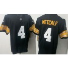 Men's Pittsburgh Steelers #4 DK Metcalf Limited Black FUSE Vapor Jersey