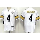 Men's Pittsburgh Steelers #4 DK Metcalf Limited White Vapor Jersey
