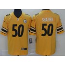 Men's Pittsburgh Steelers #50 Ryan Shazier Limited Yellow Inverted Vapor Untouchable Jersey
