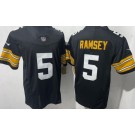 Men's Pittsburgh Steelers #5 Limited Black Alternate FUSE Vapor Jersey