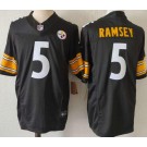 Men's Pittsburgh Steelers #5 Limited Black FUSE Vapor Jersey