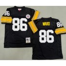 Men's Pittsburgh Steelers #86 Hines Ward Black Alternate 2005 Throwback Jersey