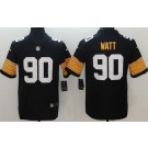 Men's Pittsburgh Steelers #90 TJ Watt Limited Black 2018 Vapor Untouchable Jersey