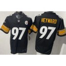 Men's Pittsburgh Steelers #97 Cameron Heyward Limited Black FUSE Vapor Jersey