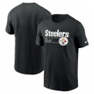 Men's Pittsburgh Steelers Black Division Essential T Shirt
