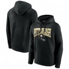 Men's Pittsburgh Steelers Black Gridiron Classics Campus Standard Pullover Hoodie