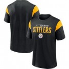 Men's Pittsburgh Steelers Black Home Stretch Team T Shirt