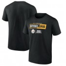 Men's Pittsburgh Steelers Black NFL x Bud Light T Shirt