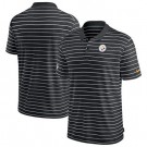 Men's Pittsburgh Steelers Black Sideline Lock Up Victory Performance Polo