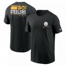 Men's Pittsburgh Steelers Black Team Incline T Shirt