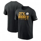 Men's Pittsburgh Steelers City of Bridges Local Essential T Shirt