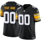 Men's Pittsburgh Steelers Customized Limited Black Alternate FUSE Vapor Jersey
