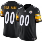 Men's Pittsburgh Steelers Customized Limited Black FUSE Vapor Jersey