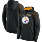Men's Pittsburgh Steelers Sideline Logo Performance Pullover Hoodie