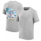 Men's Pittsburgh Steelers Tommy Bahama Gray Thirst & Gull T Shirt
