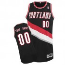 Men's Portland Trail Blazers Customized Black Swingman Adidas Jersey