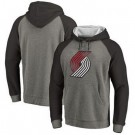 Men's Portland Trail Blazers Dark Gray 3 Printed Pullover Hoodie