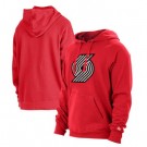 Men's Portland Trail Blazers Red 2021 City Edition Fleece Pullover Hoodie