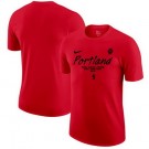 Men's Portland Trail Blazers Red Association Official Ucensed T Shirt