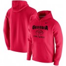 Men's Red Football Oopty Oop Club Fleece Pullover Hoodie