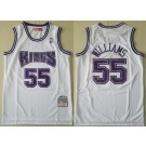 Men's Sacramento Kings #55 Jason Williams White 1998 Hollywood Classic Swingman Jersey