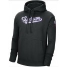 Men's Sacramento Kings Black 2021 City Edition Essential Logo Pullover Hoodie