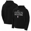 Men's Sacramento Kings Black 2022 Legend On Court Practice Performance Pullover Hoodie