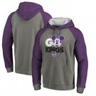 Men's Sacramento Kings Gray 3 Printed Pullover Hoodie