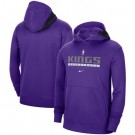 Men's Sacramento Kings Purple Spotlight On Court Practice Performance Pullover Hoodie
