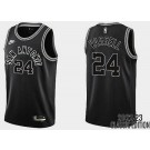 Men's San Antonio Spurs #24 Devin Vassell Black 2022 Classic Icon Hot Press Jersey