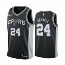 Men's San Antonio Spurs #24 Devin Vassell Black Icon Hot Press Jersey