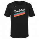 Men's San Antonio Spurs Black City Printed T Shirt 211047
