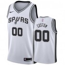Men's San Antonio Spurs Custom White Icon Hot Press Jersey