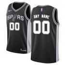 Men's San Antonio Spurs Customized Black Icon Swingman Nike Jersey