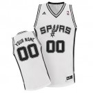 Men's San Antonio Spurs Customized White Swingman Adidas Jersey