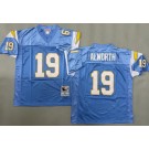 Men's San Diego Chargers #19 Lance Alworth Light Blue 1963 Throwback Jersey