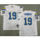 Men's San Diego Chargers #19 Lance Alworth White Alternate 1963 Throwback Jersey