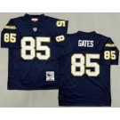 Men's San Diego Chargers #85 Antonio Gates Navy 2006 Throwback Jersey